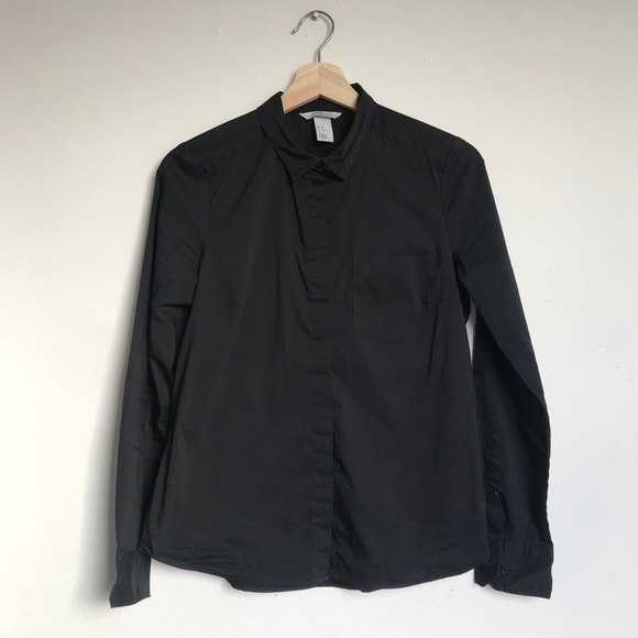 Black H&M button up - Picture 4 of 4